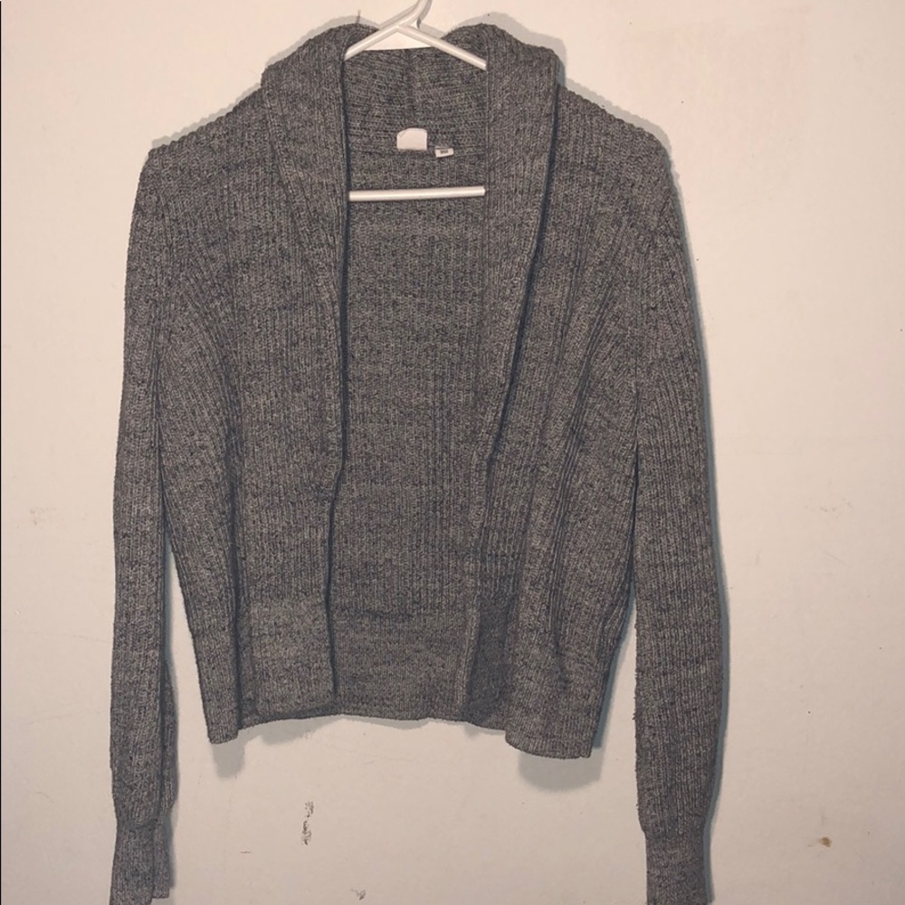 grey GAP cardigan